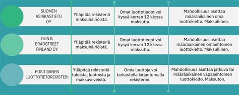 Luottotietojen tarkastaminen